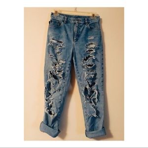 Ralph Lauren ripped jeans